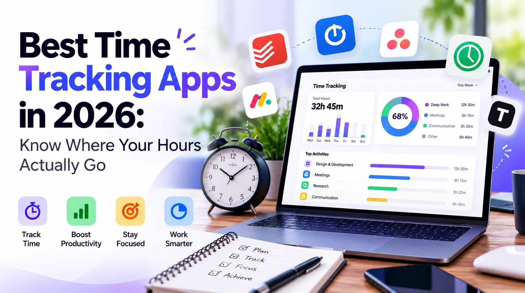 Best Time Tracking Apps in 2026: Know Where Your Hours Actually Go