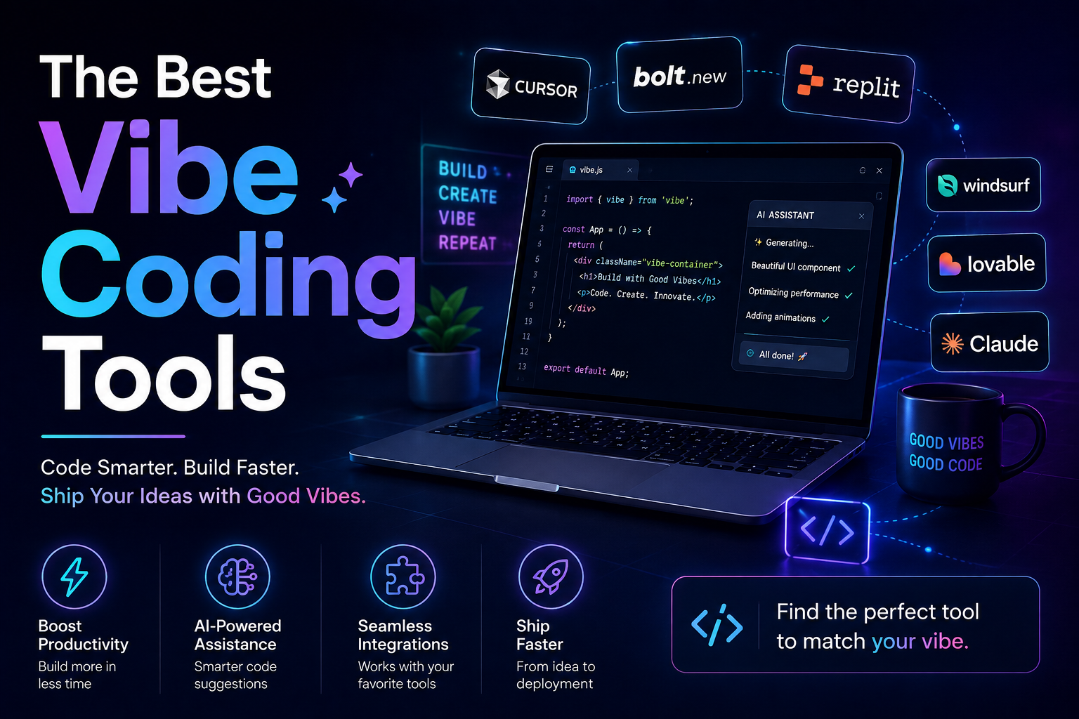 The Best Vibe Coding Tools in 2026